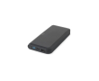 Eco power bank with 15W charging, premium design, 10000 mAh colour black