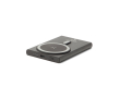 Eco-friendly magnetic power bank with 5,000 mAh wireless charging colour black
