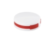 Round USB hub ABS with 4 ports, Round colour red