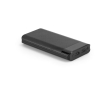 Portable battery ABS with LED light 16000 mAh, Black colour black