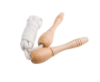 Jump rope with wooden handles for outdoor play colour wood