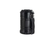 Flashlight with powerful lamp and handle on the side colour black