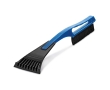 Affordable ice scraper with brush, Clearview colour royal blue