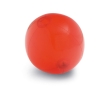 Transparent beach ball colour red