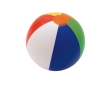 Multicoloured inflatable beach ball, opaque PVC colour multicolour