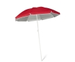 Parasol, 210T with silver interior for the tourism industry colour red