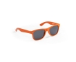Sunglasses, paper glasses case, UV400 protection colour orange