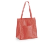 Non-woven cooler bag with long handles, 80 g/m2, Shopper colour red