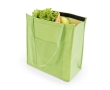Non-woven cooler bag with long handles, 80 g/m2, Shopper colour light-green