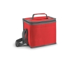Durable cooler bag, Cube colour red