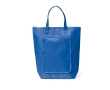 Foldable polyester bag with cooler function and zipper colour royal blue