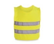Kid's hi-vis vest reflector stripes Velcro colour yellow