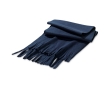 Winter scarf made of fleece in colours, Bufanda Colors colour blue