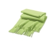 Winter scarf made of fleece in colours, Bufanda Colors colour light-green