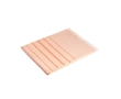 Durable cotton towel made in Europe colour orange