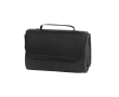 Foldable picnic blanket in fleece, 180 g/m² colour black