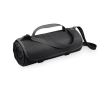 Fleece picnic blanket with handle, adjustable colour black