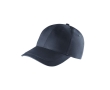 Recycled cotton hat with 6 panels and buckle, 280g/m2 colour blue
