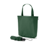 Automatic folding umbrella in recycled polyester 190T, Ø97 colour dark green