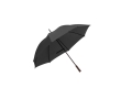 Polyester umbrella, 190T, with wooden handle and manual opening, Ø127 colour black