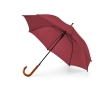 Automatic umbrella with wooden handle, Ø 104, Essence colour burgundy