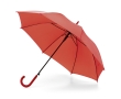 Automatic umbrella with rubber coated handle, Ø 104 colour red