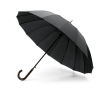 Umbrella with 16 ribs wooden handle, Ø 111, Gentlemen colour black