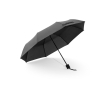 3-section foldable rPET umbrella with fibreglass ribs, Ø98 colour black