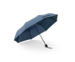 3-section foldable rPET umbrella with fibreglass ribs, Ø98 colour blue