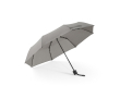 3-section foldable rPET umbrella with fibreglass ribs, Ø98 colour light grey