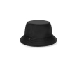Water-repellent recycled rPET polyester Panama hat colour black