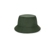 Water-repellent recycled rPET polyester Panama hat colour dark green