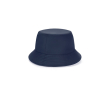 Water-repellent recycled rPET polyester Panama hat colour navy-blue