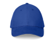 Adjustable 6-panel brushed cotton cap 260 g/m² colour royal blue