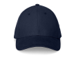 Adjustable 6-panel brushed cotton cap 260 g/m² colour navy-blue