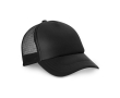 Polyester and mesh cap with adjustable fastening 150 g/m2 colour black