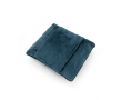 Soft 3-in-1 fleece blanket with front pocket 220 g/m² colour blue