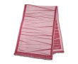 Elegant women’s scarf, viscose and polyester, 225 g/m2 colour burgundy