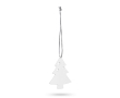 Christmas tree decoration for hanging colour white