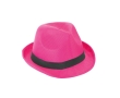 PP hat in assorted colours with included band colour fuchsia