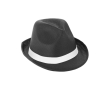 Plastic hat in various colours with included band colour black