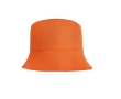 Panama-style polyester hat, ideal for hot days colour orange