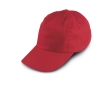Kid's cap with ventilation and Velcro fastener, Kidscolor colour red