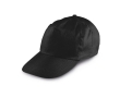 Cap with ventilation eyelets & Velcro in colours colour black