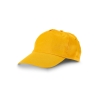 Cap with ventilation eyelets & Velcro in colours colour yellow