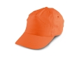 Cap with ventilation eyelets & Velcro in colours colour orange