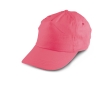 Cap with ventilation eyelets & Velcro in colours colour pink