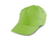 Cap with ventilation eyelets & Velcro in colours colour light-green