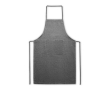 Recycled cotton apron with pocket, 140 g/m2 colour black