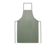 Recycled cotton apron with pocket, 140 g/m2 colour dark green